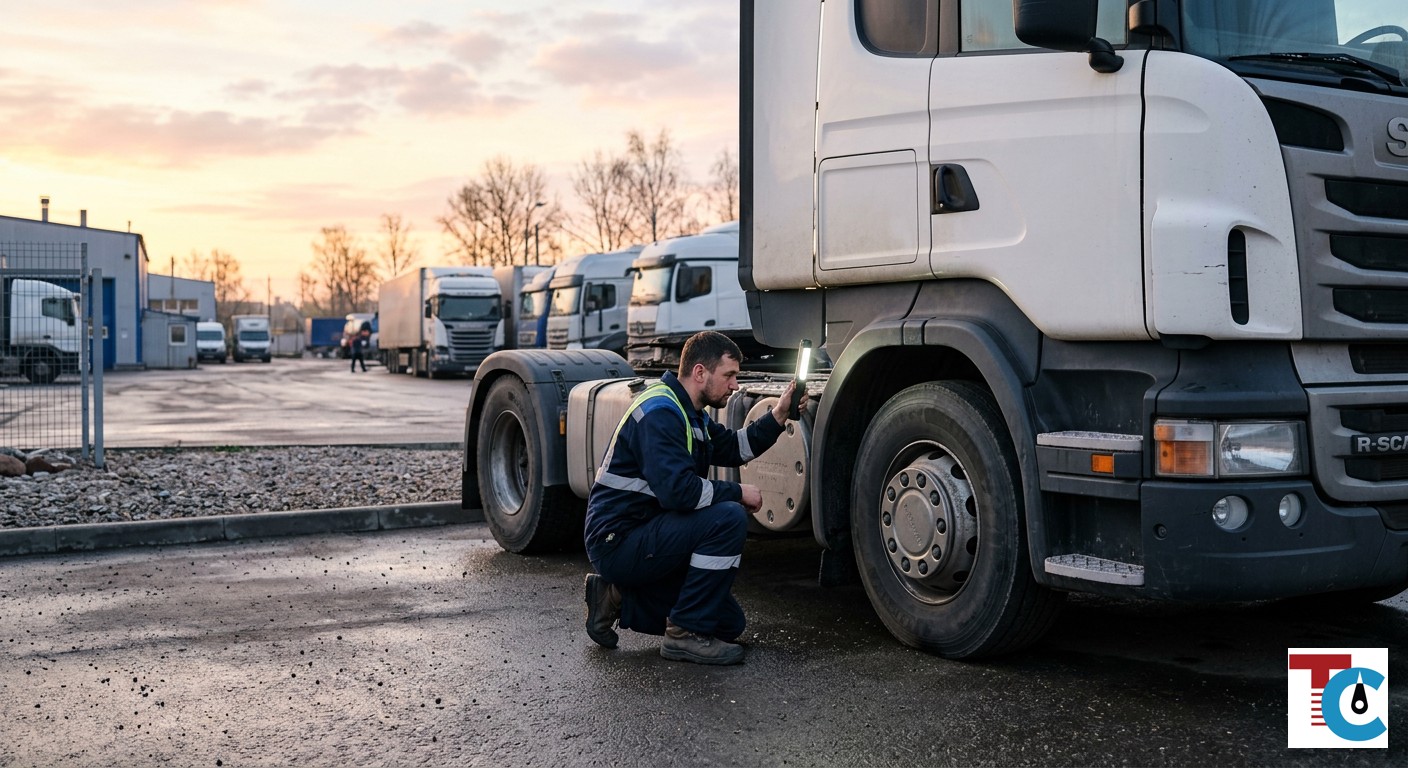 Проверка давления в шинах грузовика весной 2026: важность и пошаговая инструкция