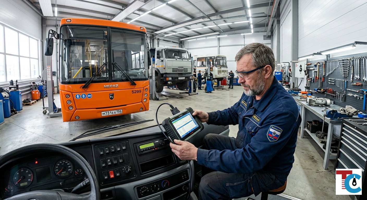 Ремонт и калибровка тахографа НЕФАЗ в 2026 году: гарантия безопасности и соблюдения закона