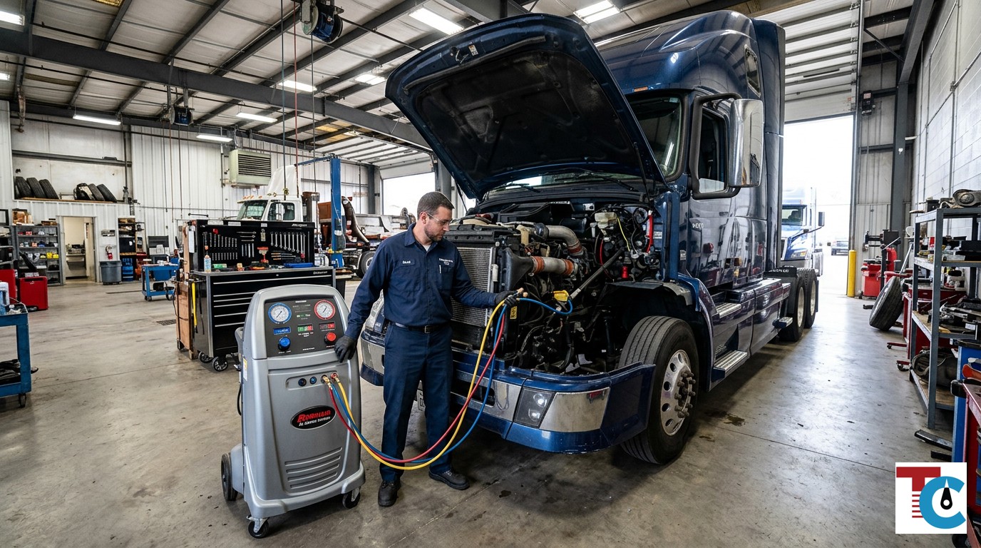 Заправка автокондиционера грузовика: полный гид и цены 2026