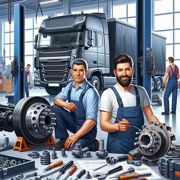 Ремонт передней балки: Volvo, Scania, Mercedes, Renault, DAF, КамАЗ, МАЗ,