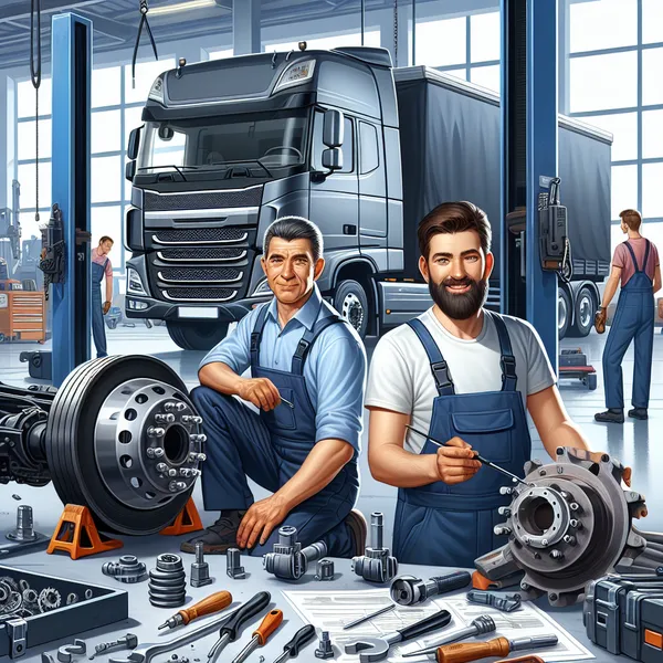 Ремонт передней балки: Volvo, Scania, Mercedes,