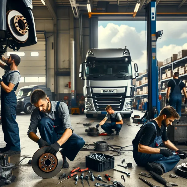 Снятие и установка тормозного барабана для Volvo,