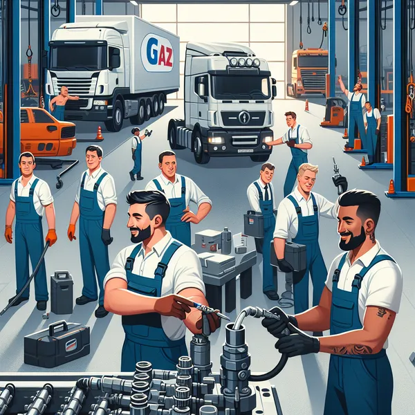 Замена топливных форсунок на грузовиках Volvo,