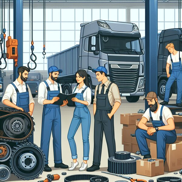 Диагностика приводных ремней и роликов для Volvo, Scania, Mercedes, Renault,