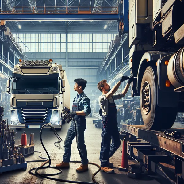 Замена топливной трубки Volvo, Scania, Mercedes,