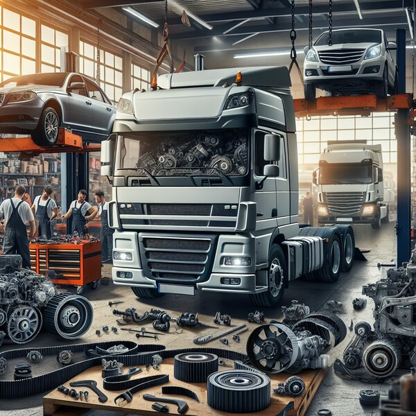 Снятие и установка приводных ремней Volvo, Scania, Mercedes, Renault, DAF,