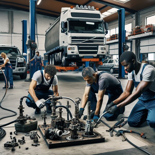 Снятие и установка кронштейнов ПЖД для Volvo, Scania, Mercedes, Renault, DAF,