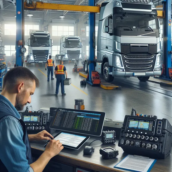 Обновление ПО цифрового тахографа для грузовиков