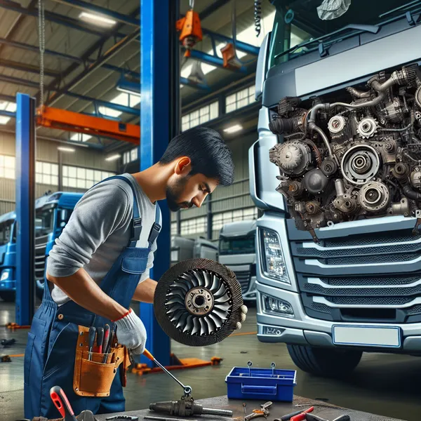 Замена вентилятора с муфтой для грузовиков Volvo,