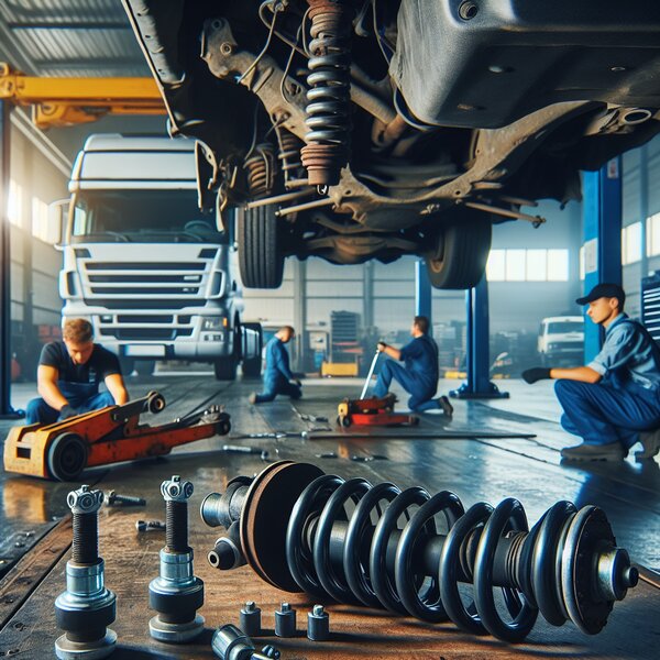 Замена сайлентблоков рессоры (при снятой рессоре) для грузовиков Volvo, Scania,