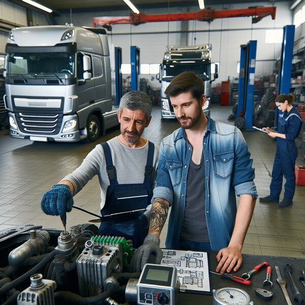 Проверка работоспособности термостата для Volvo, Scania, Mercedes, Renault, DAF