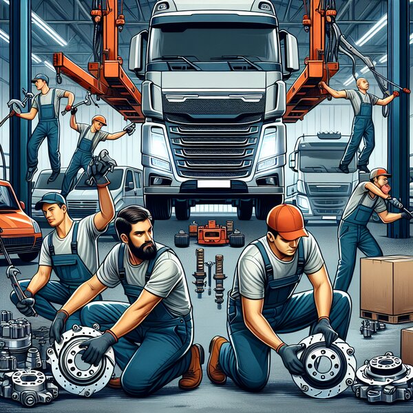 Снятие и установка суппортов для Volvo, Scania, Mercedes, Renault, DAF, Камаз,