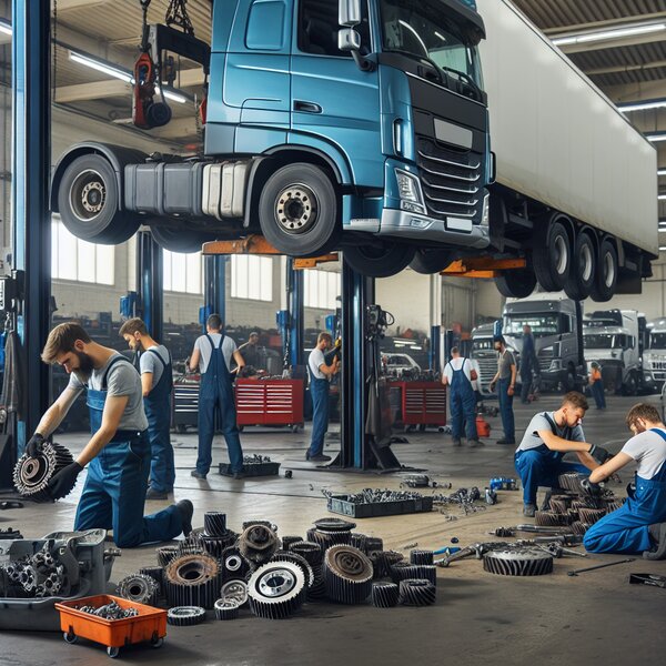 Замена шестерен направляющих для Volvo, Scania, Mercedes, Renault, DAF, Камаз,