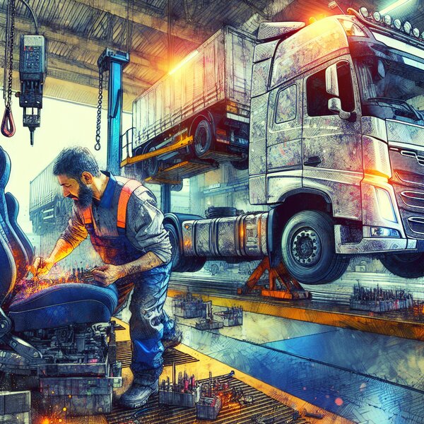 Ремонт водительского сиденья Volvo, Scania, Mercedes, Renault, DAF, Камаз, МАЗ