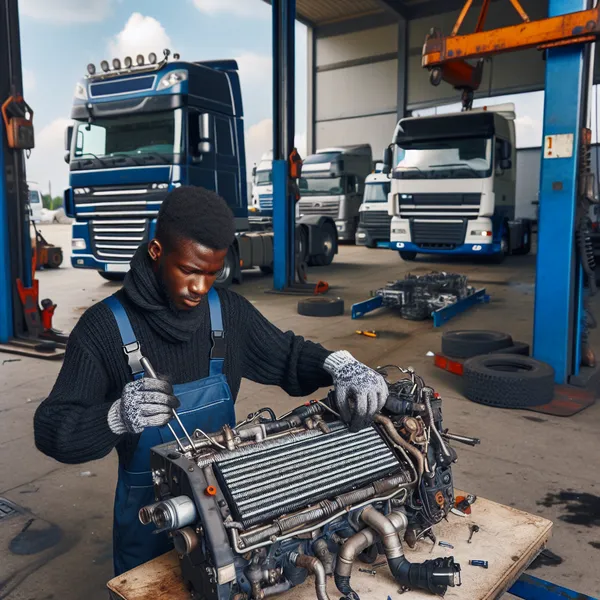 Демонтаж отопителя для грузовиков Volvo, Scania,