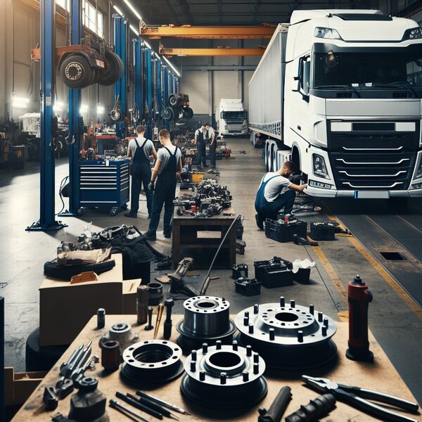 Профессиональное снятие и установка ступицы для Volvo, Scania, Mercedes,