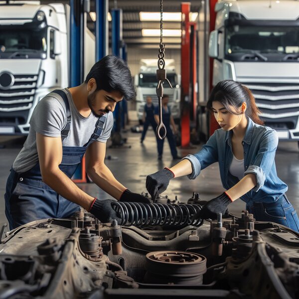 Снятие передней рессоры для Volvo, Scania, Mercedes, Renault, DAF, Камаз, МАЗ,