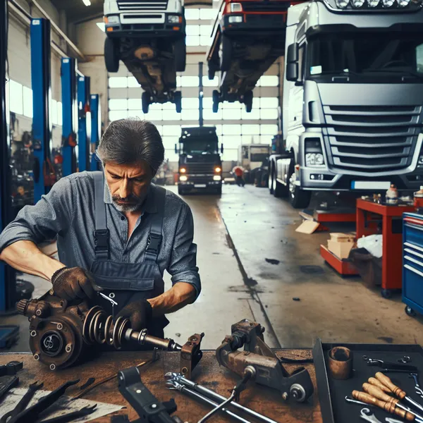 Установка кронштейна ГУР для грузовиков: Volvo,