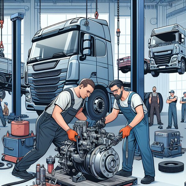 Профессиональная установка и демонтаж компрессоров для Volvo, Scania, Mercedes,