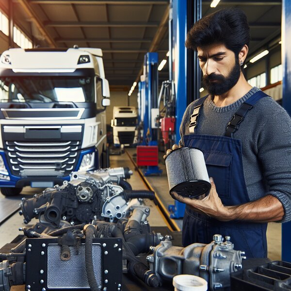 Снятие и установка кронштейна воздушного фильтра для грузовиков Volvo, Scania,