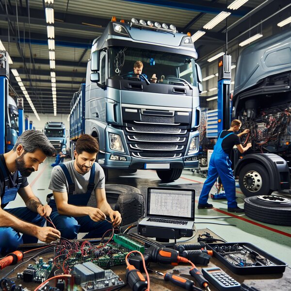 Электротехнические работы для Volvo, Scania, Mercedes, Renault, DAF, Камаз, МАЗ
