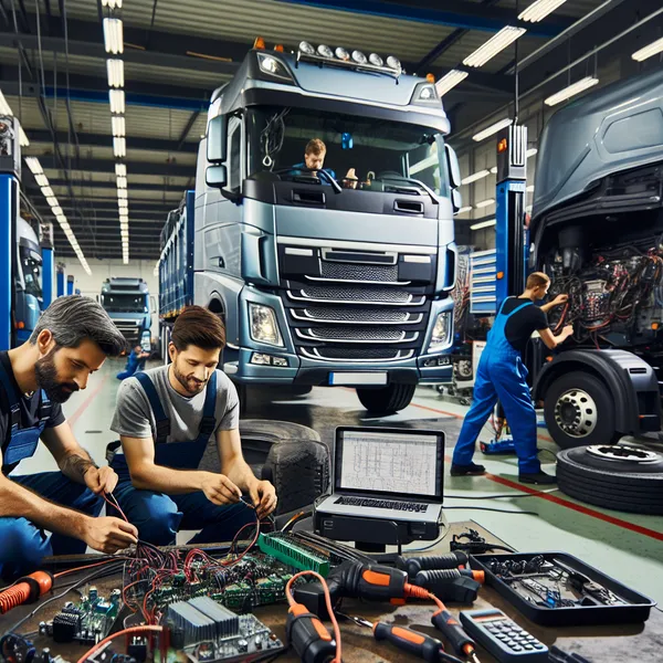 Электротехнические работы для Volvo, Scania,