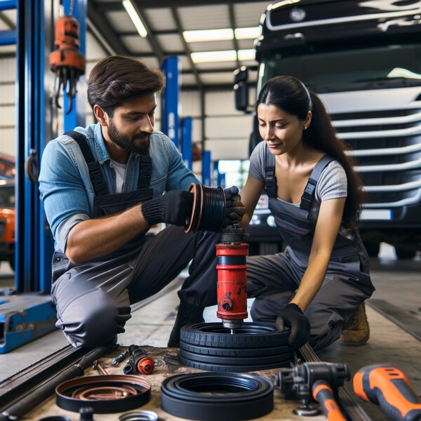 Усиление и уплотнение переднего внутреннего сальника для Volvo, Scania,