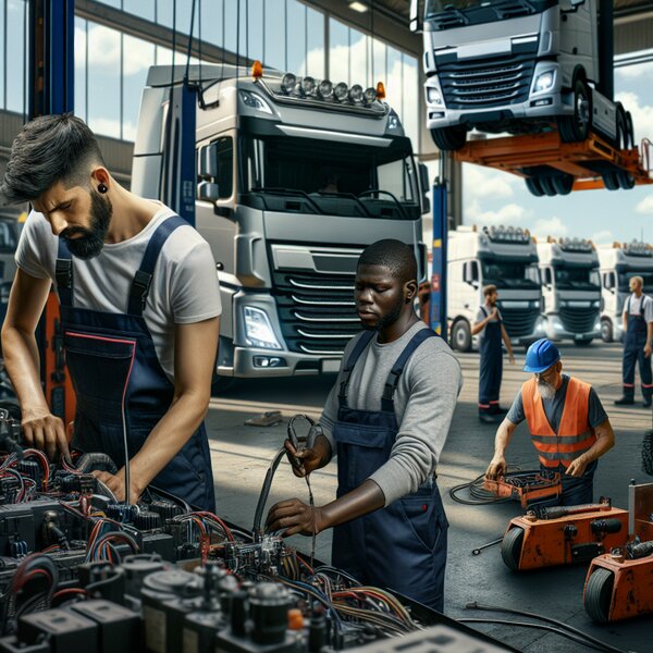 Протяжка электропроводки для Volvo, Scania, Mercedes, Renault, DAF, Камаз, МАЗ,