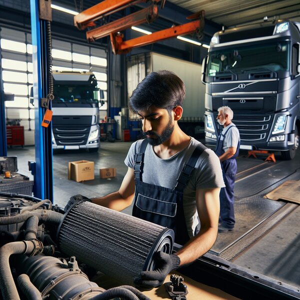 Замена фильтра ХОУ (A/C) для грузовиков Volvo, Scania, Mercedes, Renault, DAF,