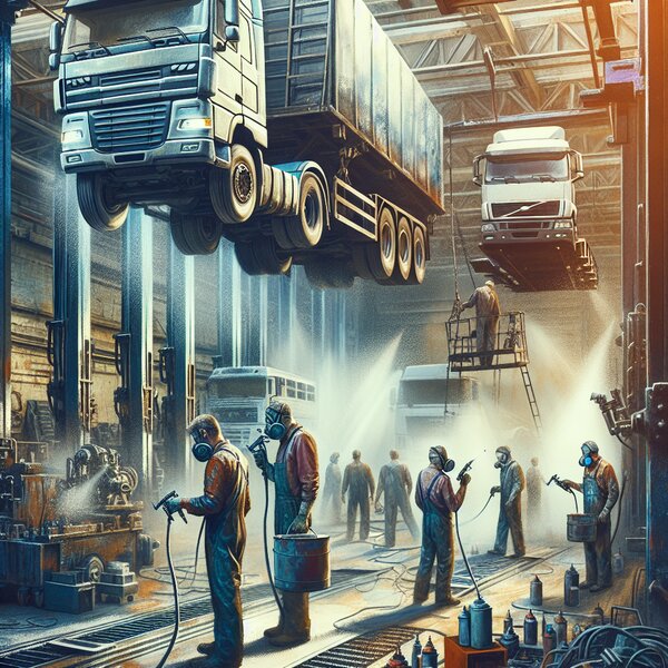 Шприцовка грузовиков Volvo, Scania, Mercedes, Renault, DAF, Камаз, МАЗ,