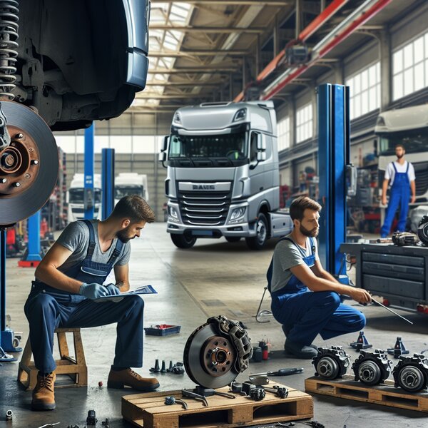 Снятие и установка тормозного суппорта для Volvo, Scania, Mercedes, Renault,