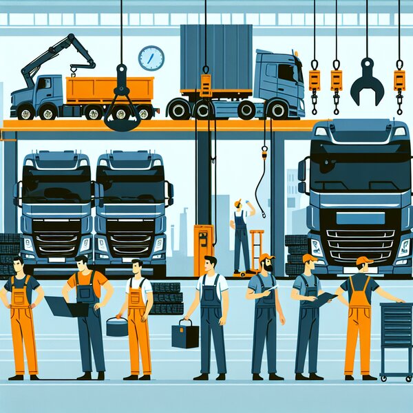 Замена масла и фильтра для грузовиков Volvo, Scania, Mercedes, Renault, DAF,