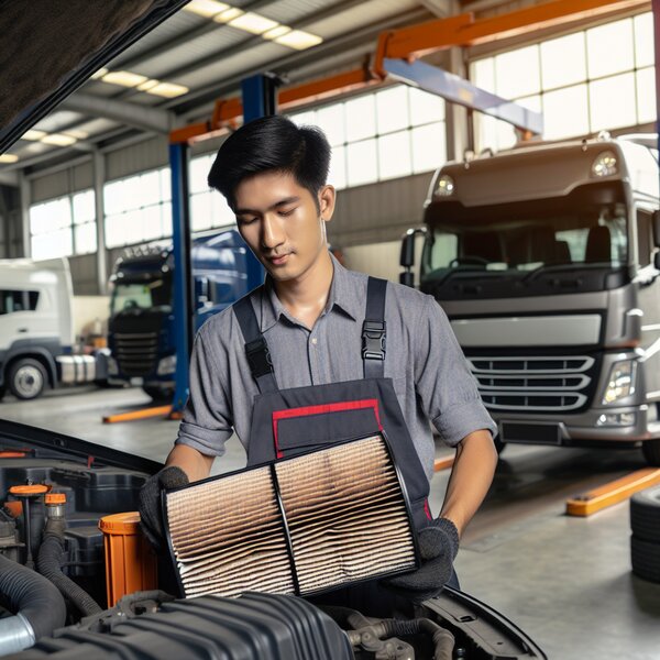 Замена салонного фильтра для грузовиков Volvo, Scania, Mercedes, Renault, DAF,