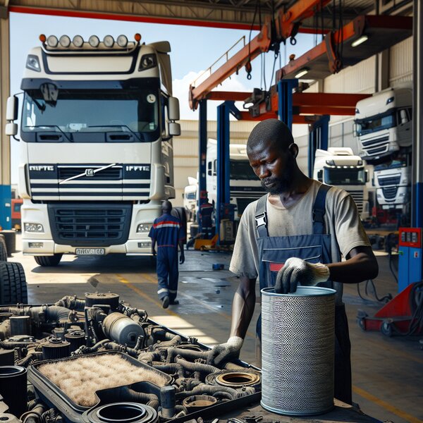 Замена фильтра грубой очистки Volvo, Scania, Mercedes и других марок: Renault,