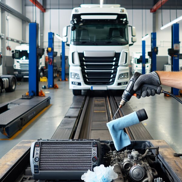 Чистка системы кондиционера Volvo, Scania, Mercedes и других грузовиков: DAF,
