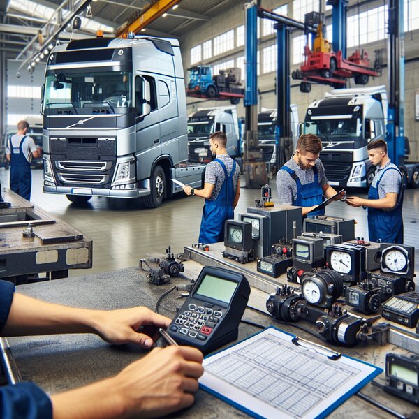 Настройка и калибровка тахографов для Volvo, Scania, Mercedes, Renault, DAF,