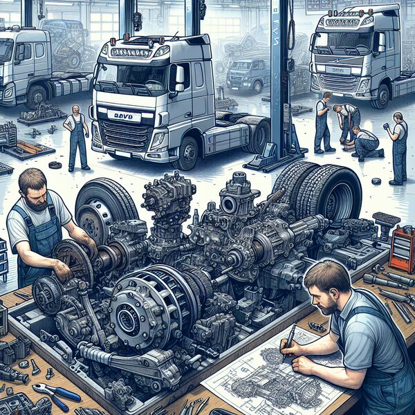 Замена рулевого редуктора Volvo, Scania, Mercedes, Renault, DAF, Камаз, МАЗ,