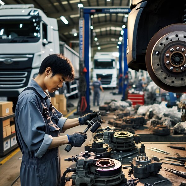 Замена горного тормоза для грузовиков Volvo, Scania, Mercedes, Renault, DAF,