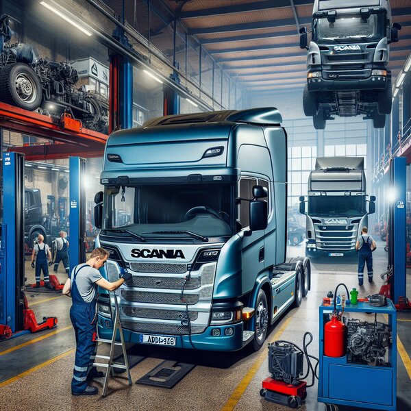 Отключение системы AdBlue (мочевины) на Scania R410 — профессиональные услуги