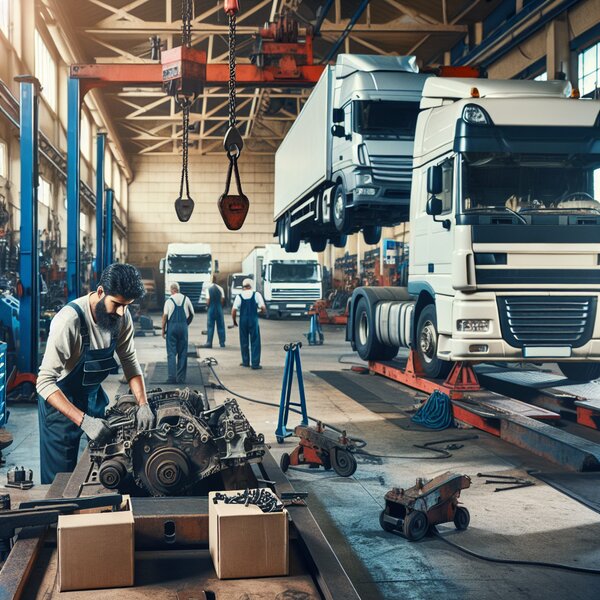 Снятие и установка опоры заднего крыла Volvo, Scania, Mercedes, Renault, DAF,