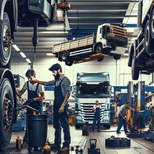 Профессиональная смазка для грузовиков: Volvo, Scania, Mercedes, Renault, DAF,