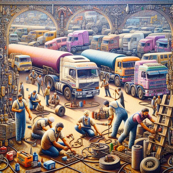 Устранение течи топливопровода для Volvo, Scania, Mercedes, Renault, DAF, Камаз