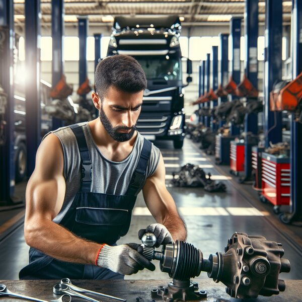 Замена наконечника кулисы КПП для грузовиков: Volvo, Scania, Mercedes, Renault,