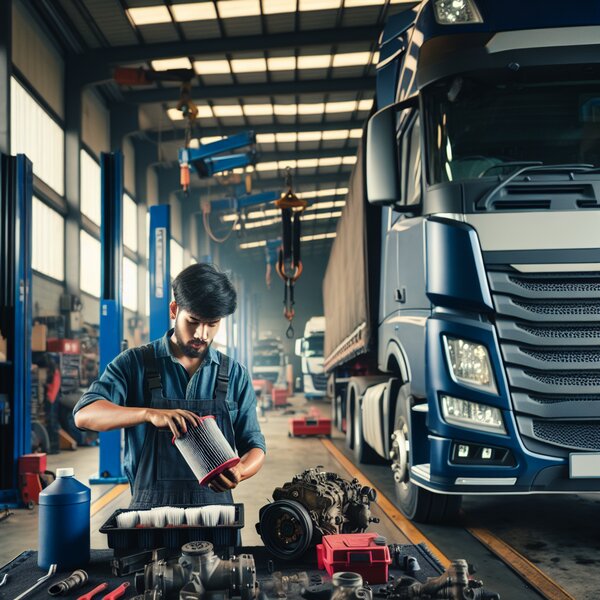 Замена фильтров всех марок: Volvo, Scania, Mercedes, Renault, DAF, Камаз, МАЗ,