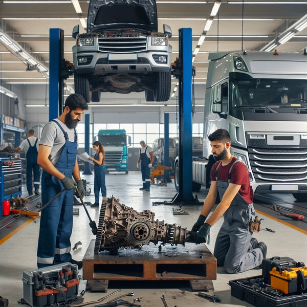 Снятие и установка КПП для грузовиков Volvo, Scania, Mercedes, Renault, DAF,