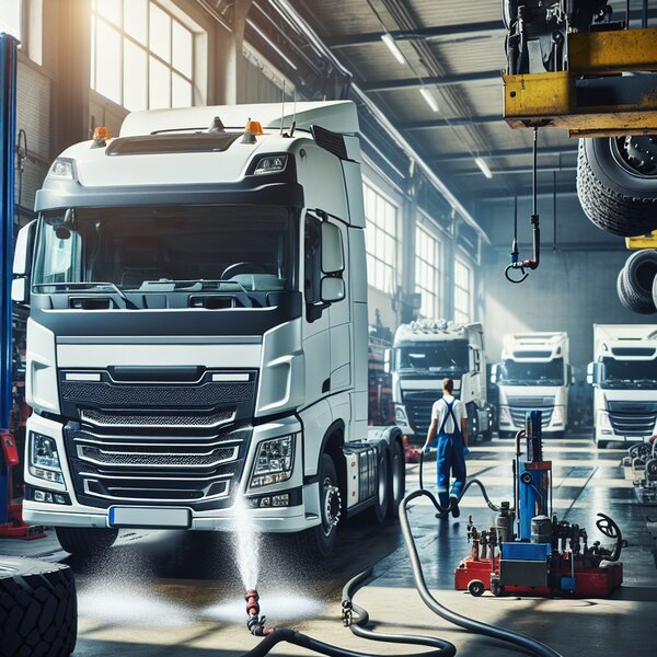 Промывка системы кондиционера для грузовиков Volvo, Scania, Mercedes, Renault,