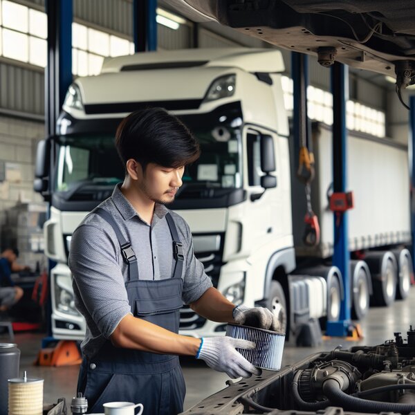 Замена воздушного фильтра для грузовиков: Volvo, Scania, Mercedes, Renault, DAF