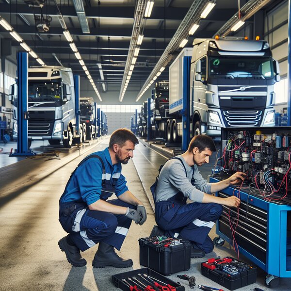 Диагностика электропроводки грузовиков Volvo, Scania, Mercedes, Renault, DAF,