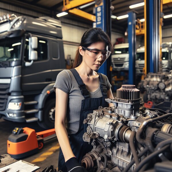 Замена мотора обдува для грузовиков Volvo, Scania, Mercedes, Renault, DAF,