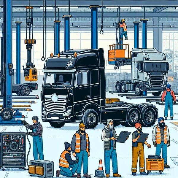 Установка автономного отопителя на грузовики Volvo, Scania, Mercedes, Renault,